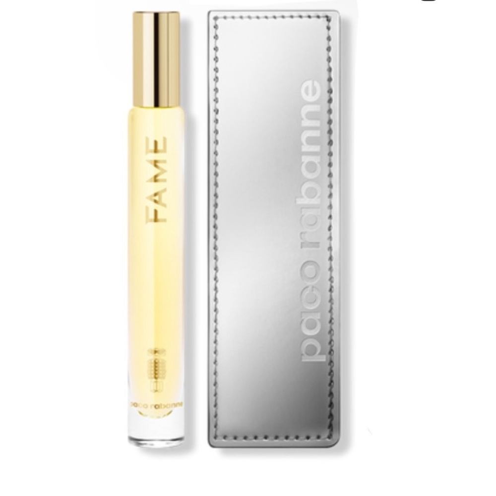Fame Travel Spray-In Hard Silver Case-NWT